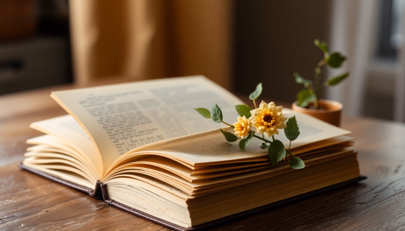 Gemütliche Leseecke mit Sessel, Decke und Tee.