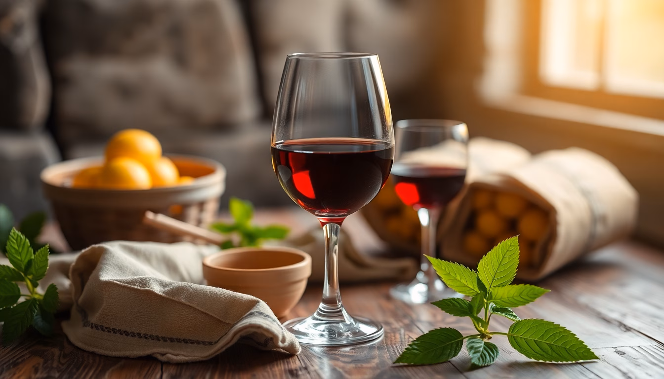 Weinflasche, Weinglas, Weinregal, Weinreifung