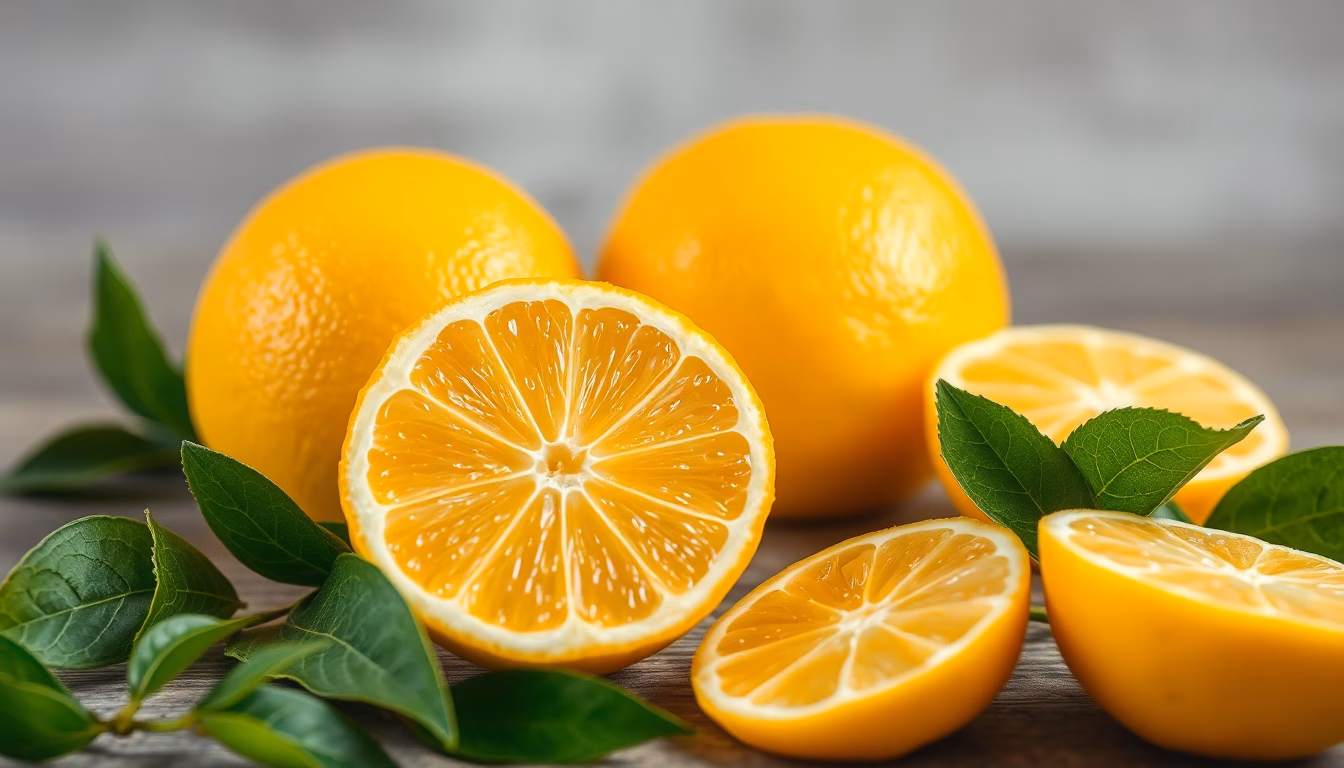 Zitrone wird mit viel Saft ausgepresst