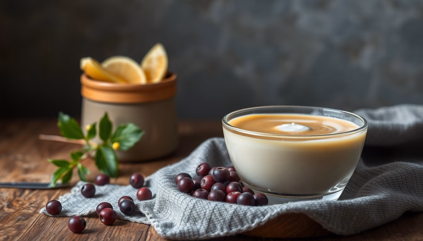 Dampfende hausgemachte Hühnerbrühe mit frischen Kräutern und Gemüse