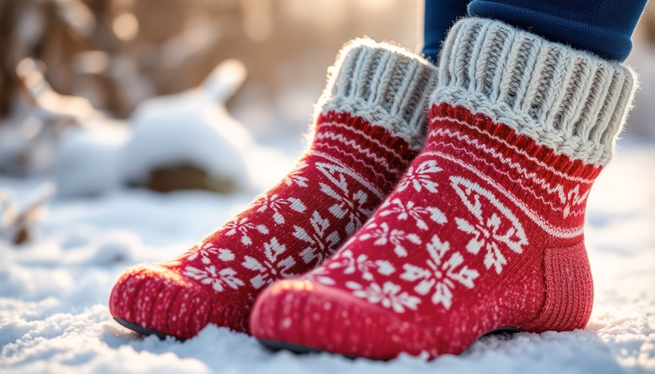 Gemütliches Beisammensein mit warmen Socken am Kamin