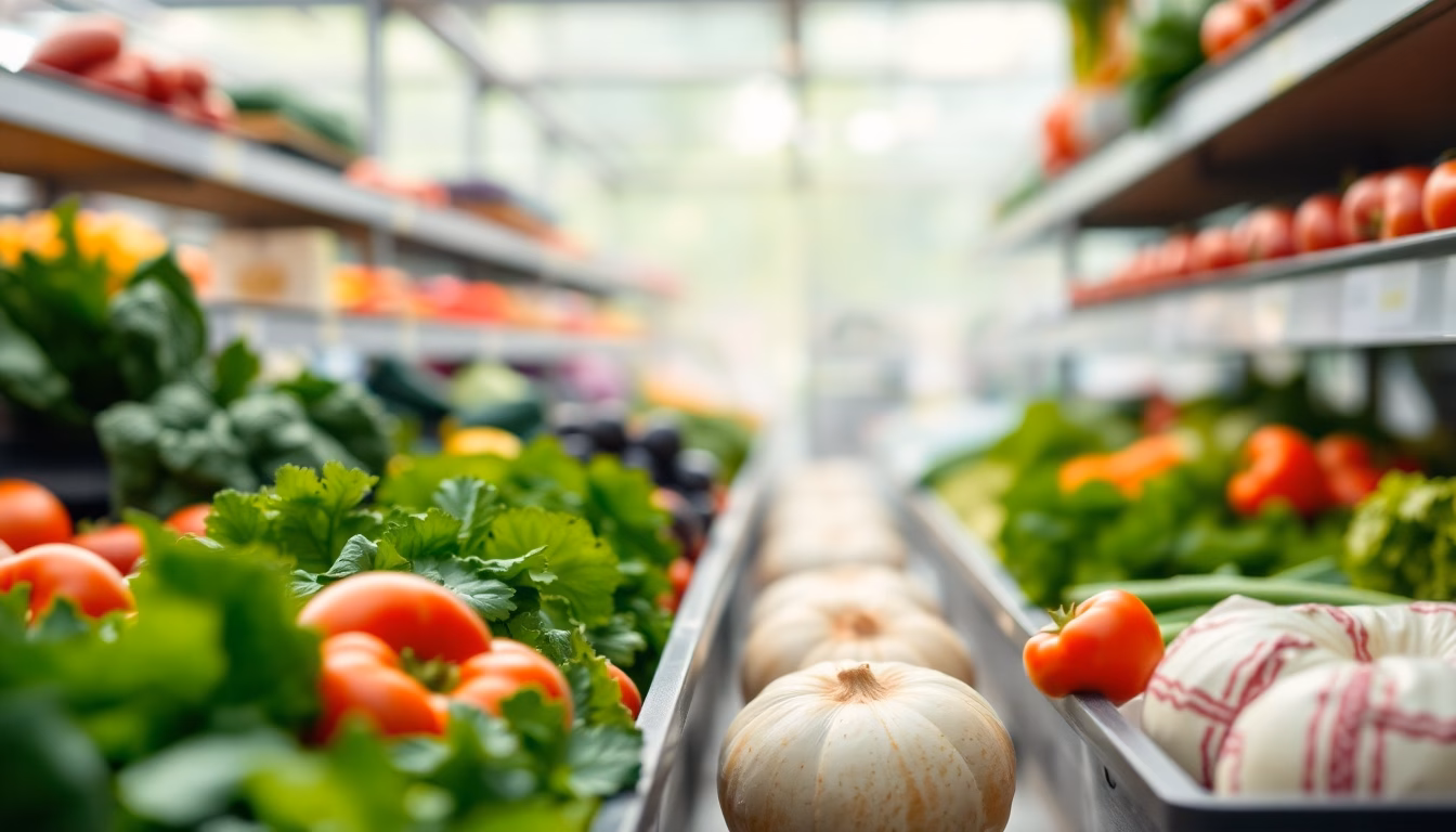 Frisches, knackiges Gemüse auf Küchenarbeitsfläche