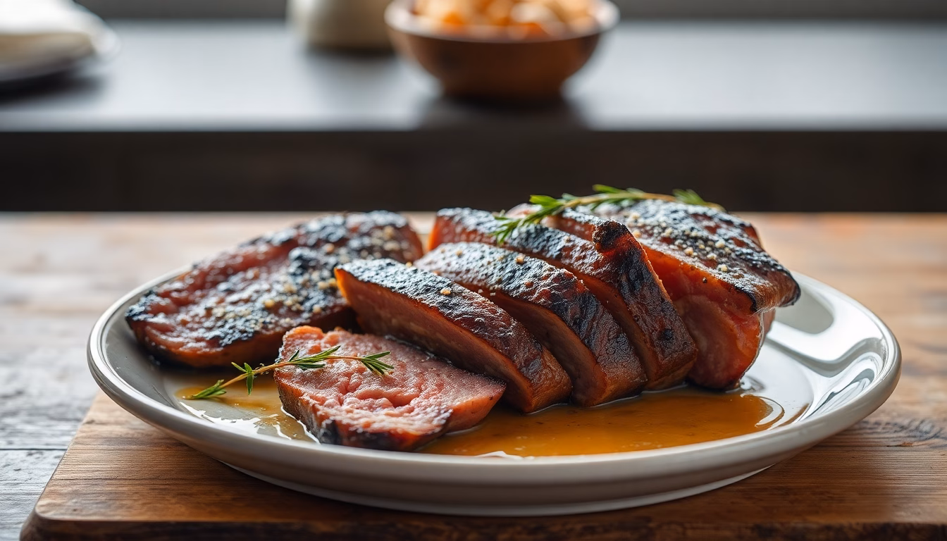 Perfekt gebratenes Hähnchen mit knuspriger Haut und Kräutern
